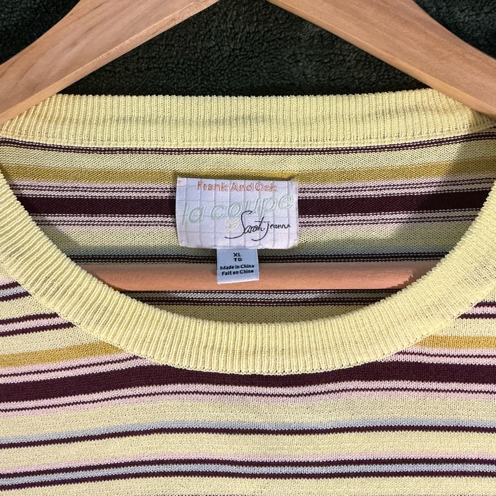 La Coupe striped sweater tee